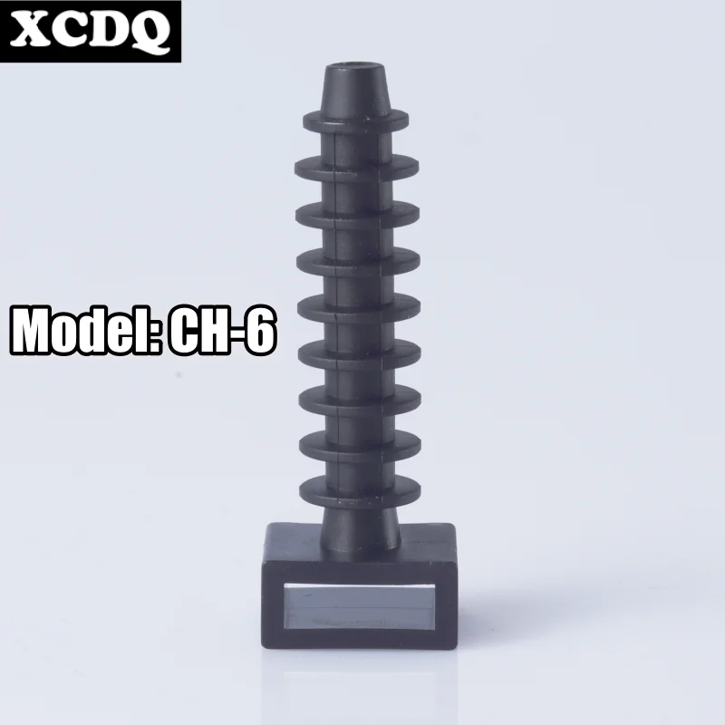 50pcs Plastic Cable Tie Fixation Mount Holder Push-in Rivet Type Inserting Fixed Seat Hose Support Plastic Electric Wire Clips