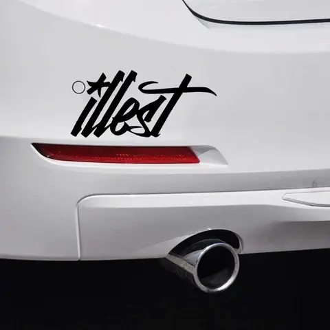 Vinyldekal JDM Illest Bilklistermärke Vattentät Autodekorationer på Motorcykelstötfångare Bakruta 10 best sales sjukaste klistermärke - №2