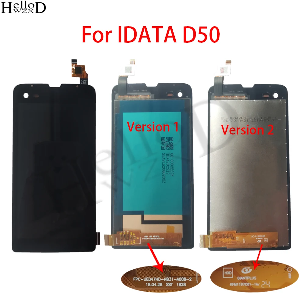 

100% Tested For Idata D50 LCD Display Touch Screen Digitizer Assembly Replacement Part