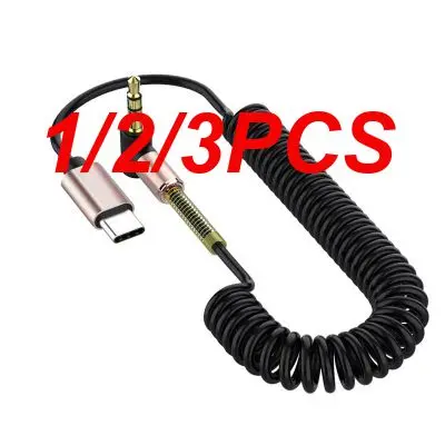 1/2/3PCS Usb Type C To 3.5mm Aux Audio Cable Headset Speaker Headphone Jack Adapter Car Aux for S21 S20 Plus Note 20