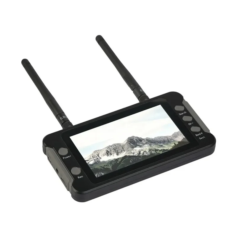 

Foxeer 4.3" FPV Monitor 5.8G 40CH Build-in High Sensitivity Dual Receiver DVR W/ Battery Portable Monitor for FPV Freestyle DIY