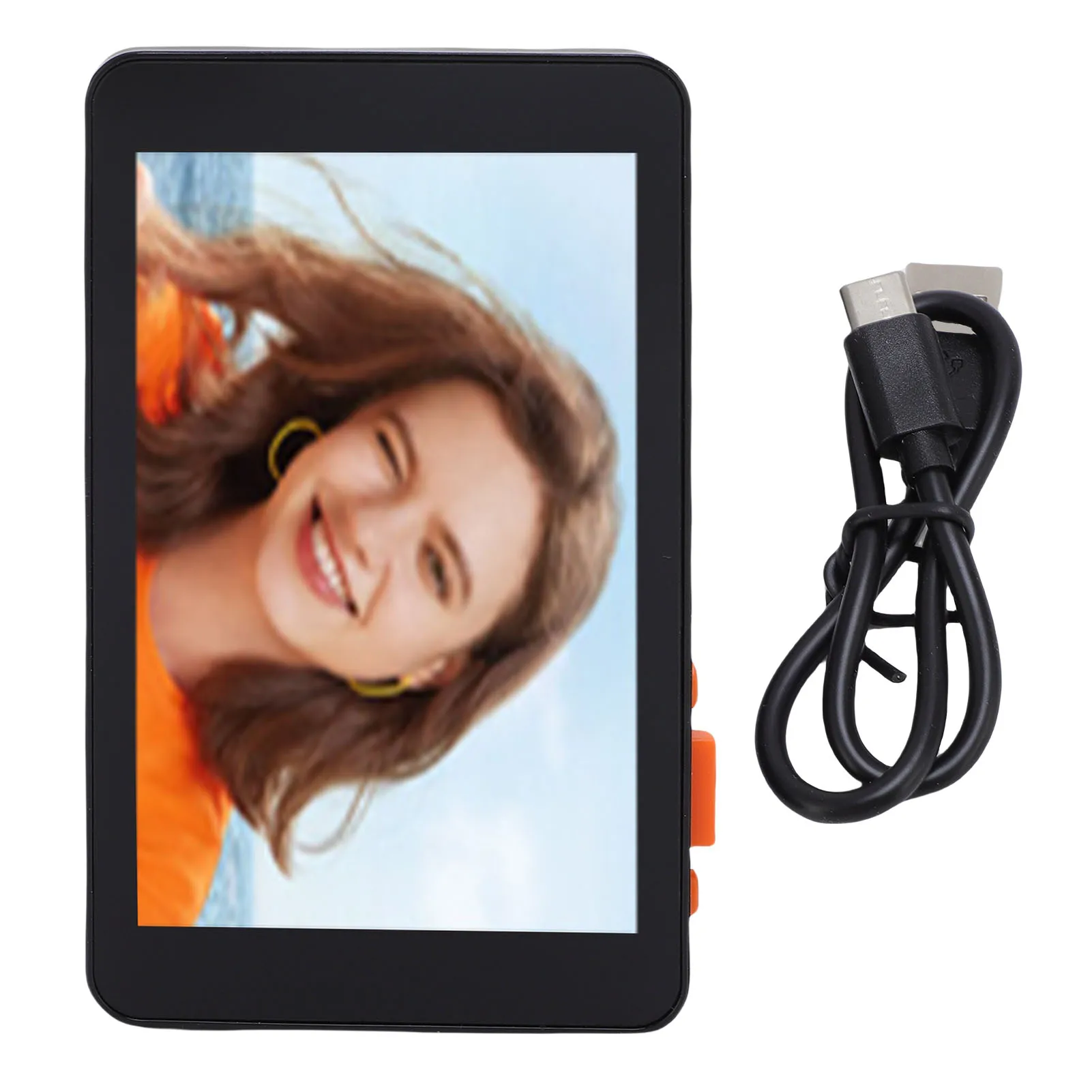 4.02 Inch Phone Vlog Selfie Screen for Android Phones Magnetic 1080P Wireless Recording Phone Back Camera Screen for Commuting