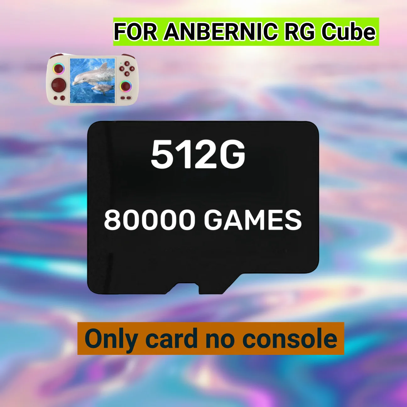 FOR ANBERNIC RG Cube Handheld Retro Game Console TF Card Memory Card SD Card 480 PS2 Games 512G 60000 Games Micro Sd PSP Games