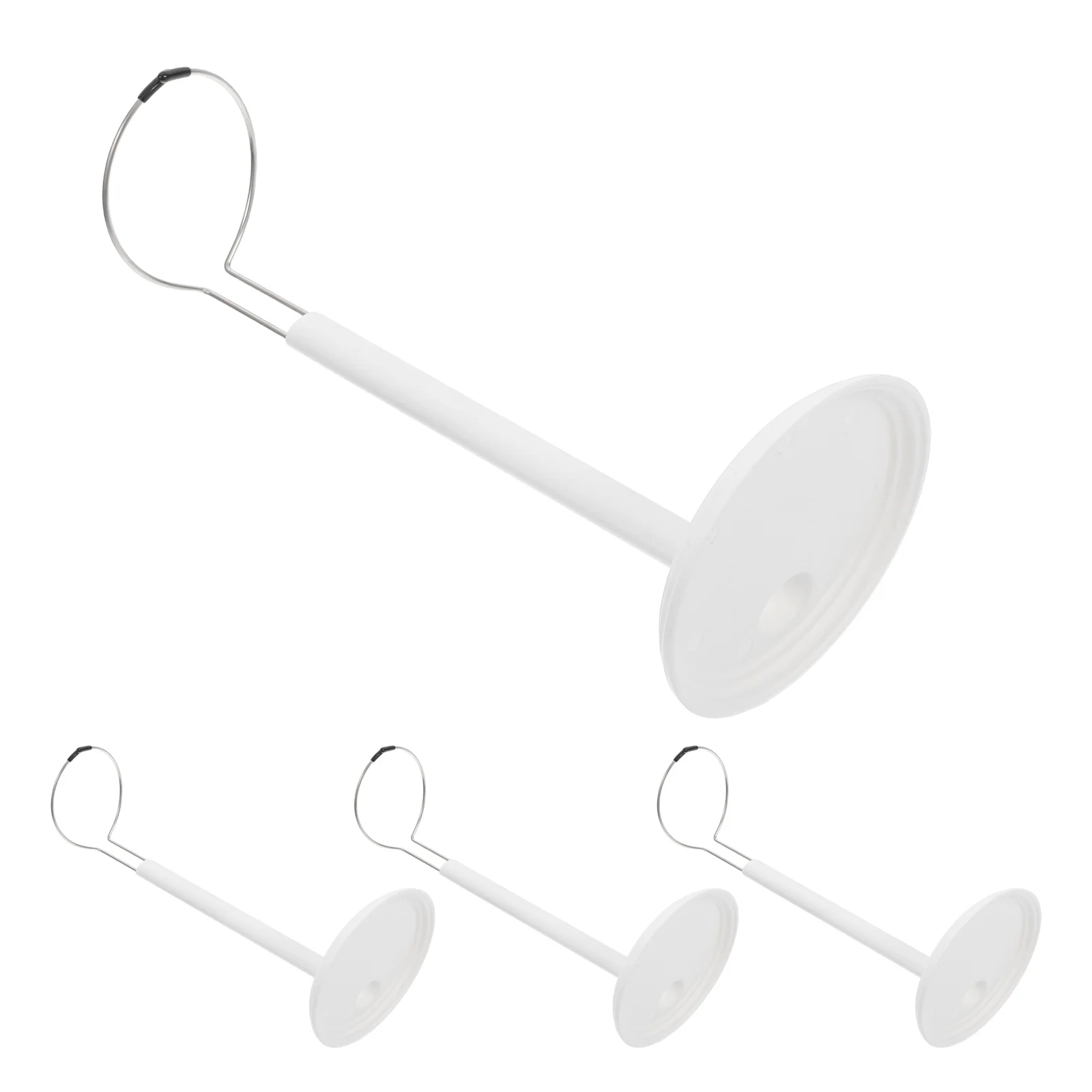 4-teilige Stehhalterung für Figuren, einfach zu tragen, Präsentationsständer für Kuscheltiere, platzsparendes Dekor, weißer kreativer Ständer