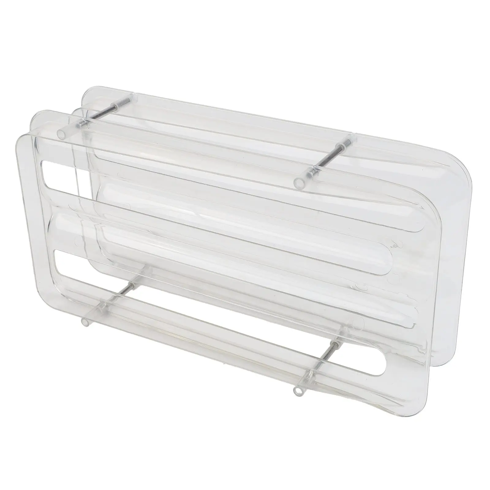 Ladder Style Egg Dispenser Tray with Transparent Lid for Easy Monitoring Innovative Design for Kitchen Organization