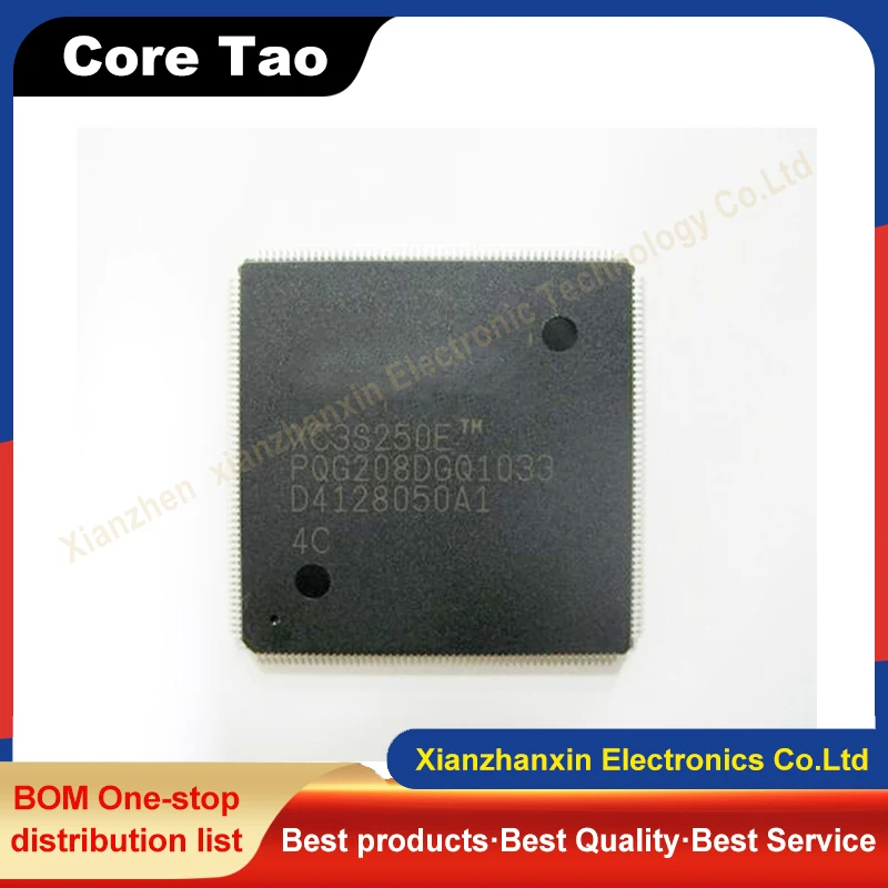 1PCS/LOT XC3S250E-4PQG208 XC3S250E-PQG208 XC3S250E QFP208 New and original programmable logic chip