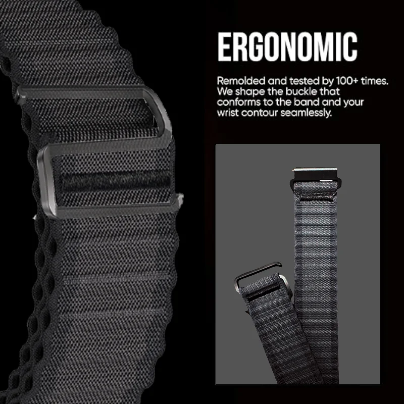 20 22mm for Garmin Easy Fit Nylon Strap For Forerunner 255/265/965Wristband For Active /Vivoactive 4Bracelet Venu Universal Band image 4