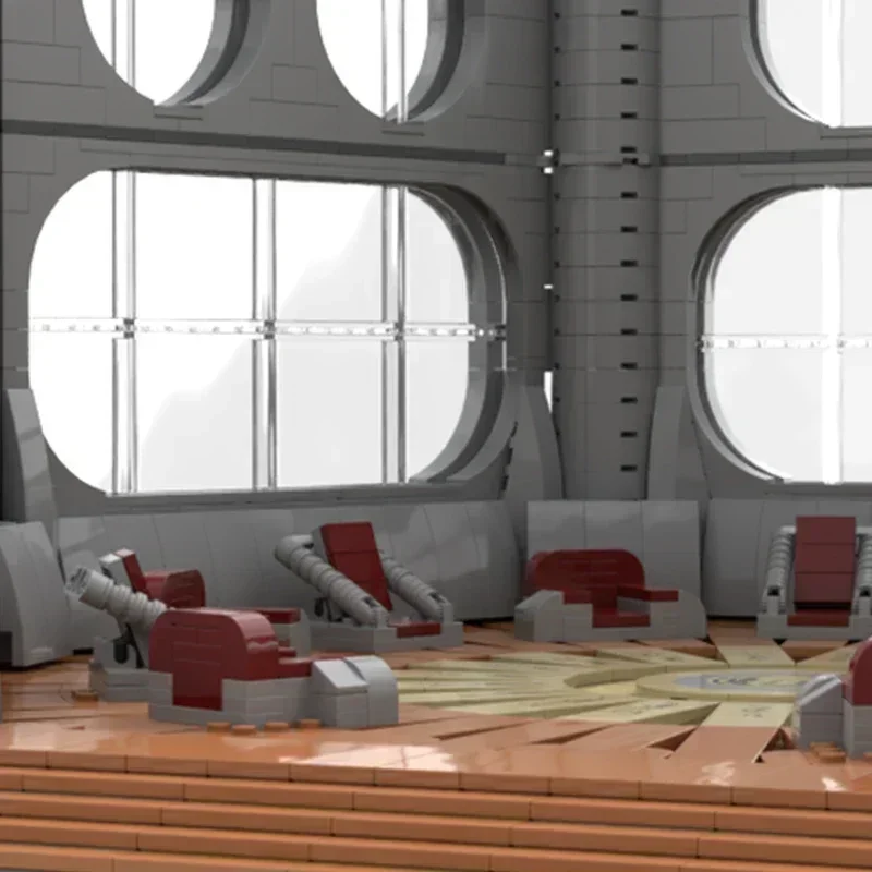 Moc قوالب بناء غرفة الاجتماعات المتقدمة التكنولوجيا وحدات كتل الهدايا أفلام النجوم نموذج عيد الميلاد اللعب لتقوم بها بنفسك مجموعات الجمعية #3