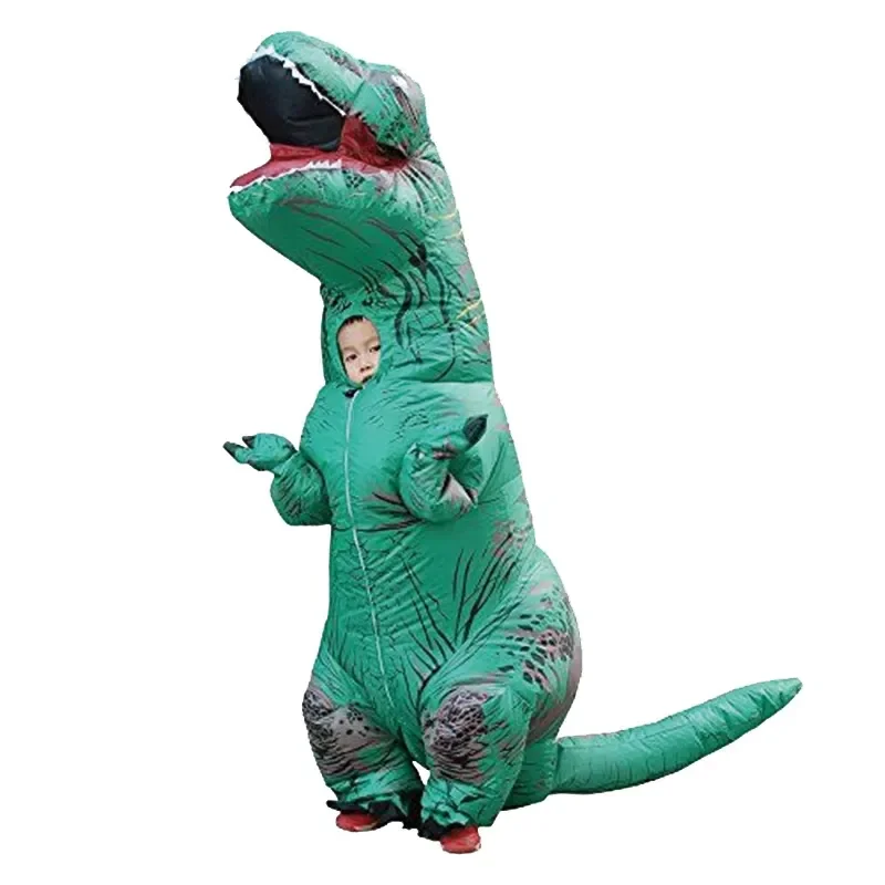 Party cosplay Tyrannosaurus rex dinosaur mascot inflatable suit PVC material clothing wholesale custom Halloween adult model