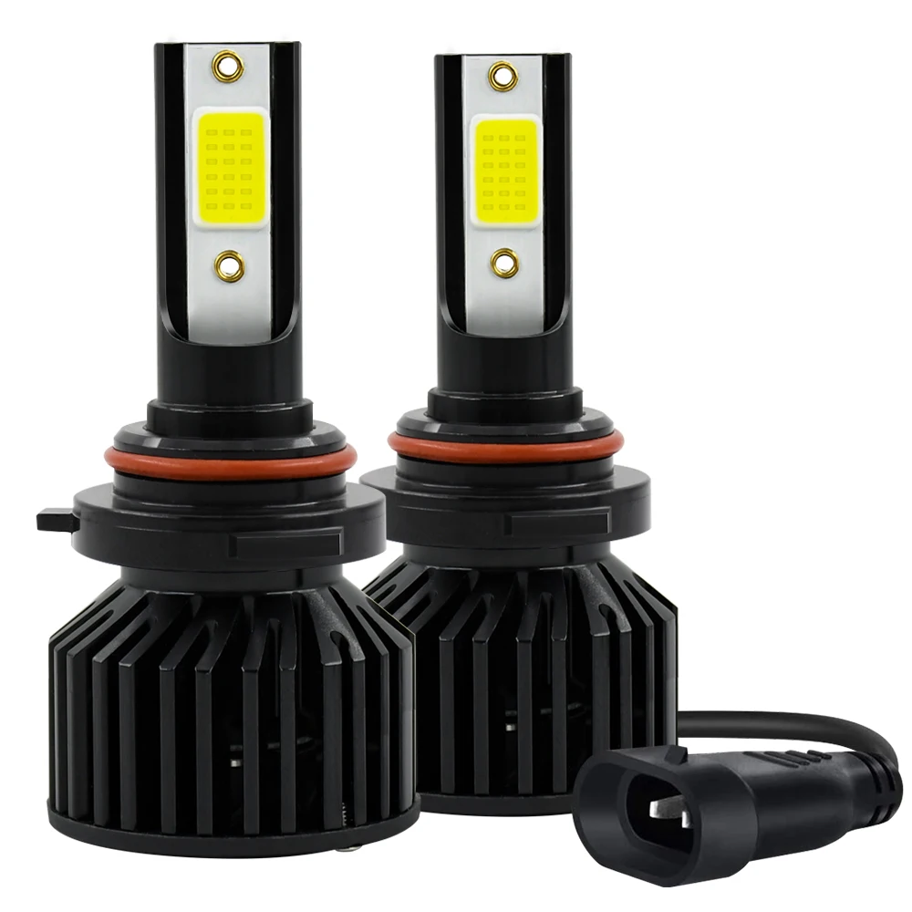 كبير Led رقاقة H4 H7 H11 9006 إضاءة مقاومة للماء رئيس مصباح سيارة العلوي السوبر مشرق 40 واط 8000LM 6000 كيلو السيارات الضباب مصابيح كهربائية 1 Pair