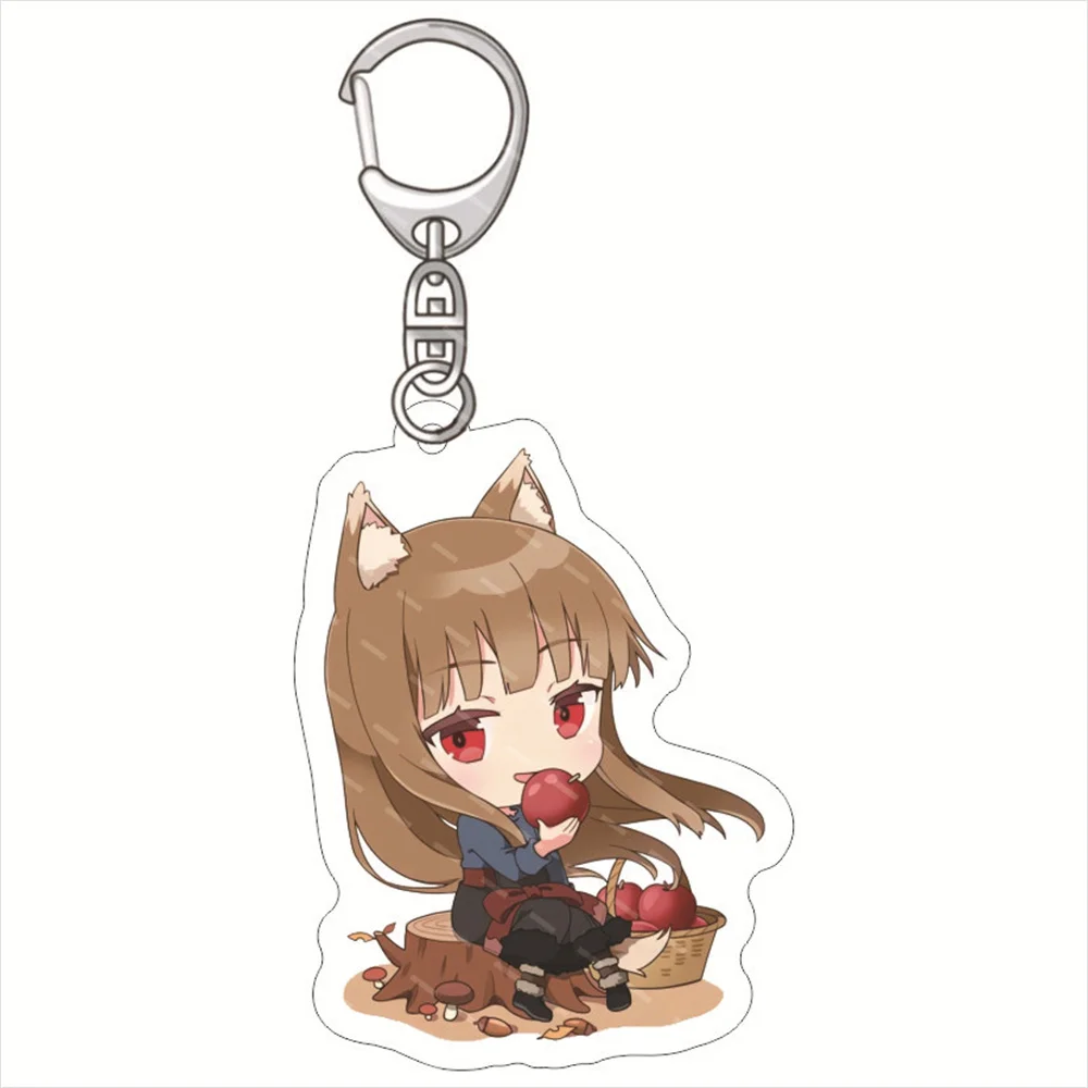 Spice and Wolf Acrylic Stand Figure Doll Anime Keychain Keyring Pendant for Gift