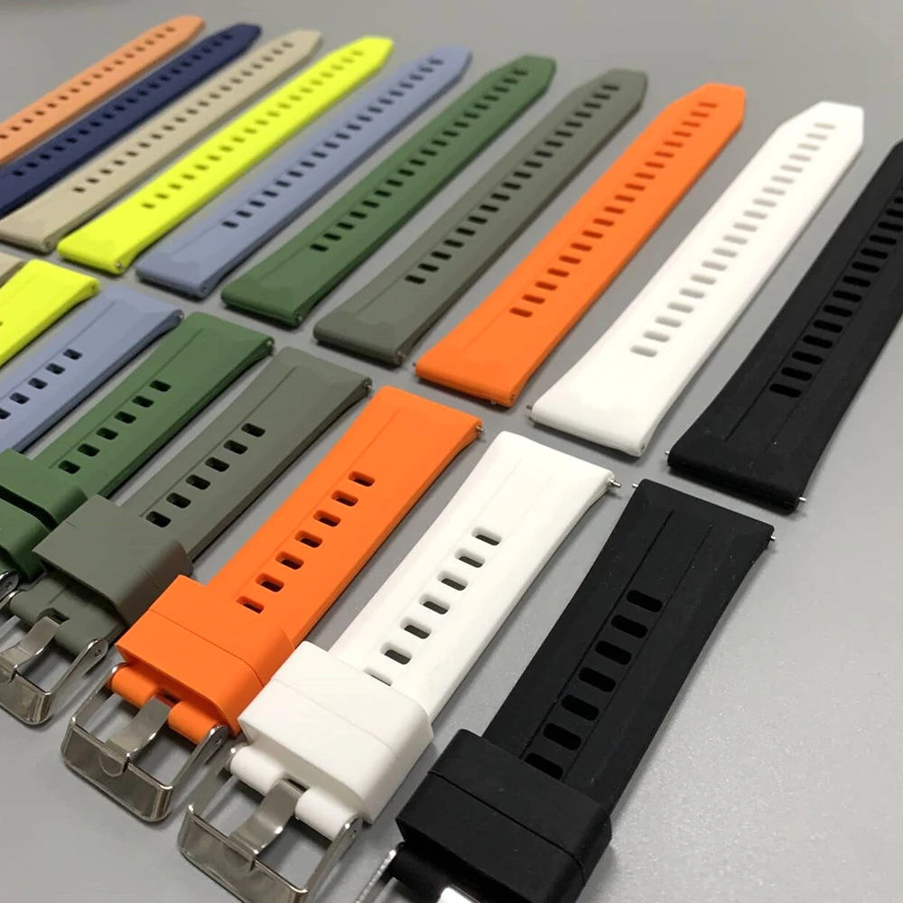 Bracelet de sport souple pour montre Realme S2 3 2 S Pro, 22mm, en Silicone, pour SUUNTO RUN RACE2 S, remplacement Correa