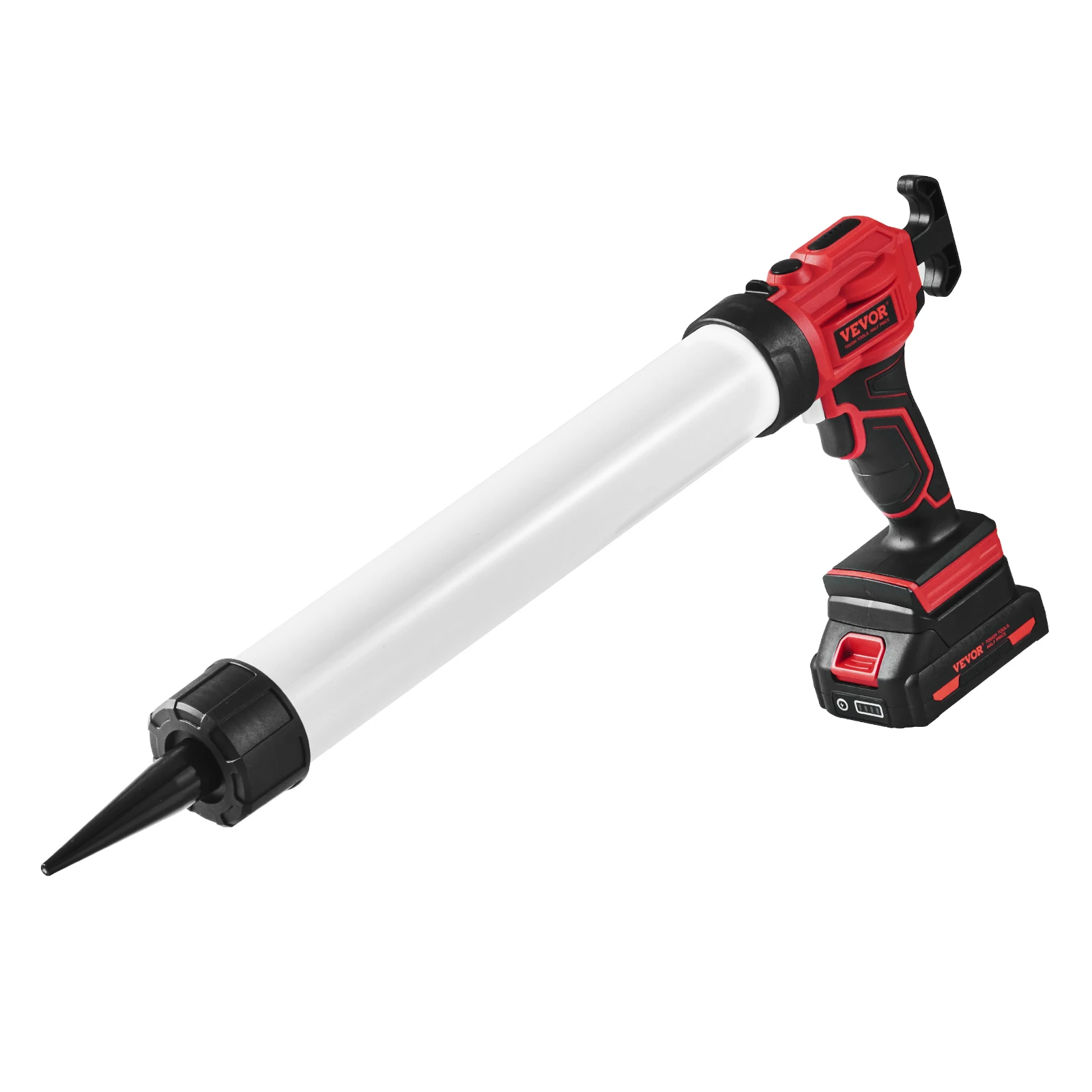 

VEVOR Cordless Caulking Gun 20oz/600ml 20V Electric Sausage Caulking Gun with 4 Adjustable Speeds Anti-Drip Battery Powered