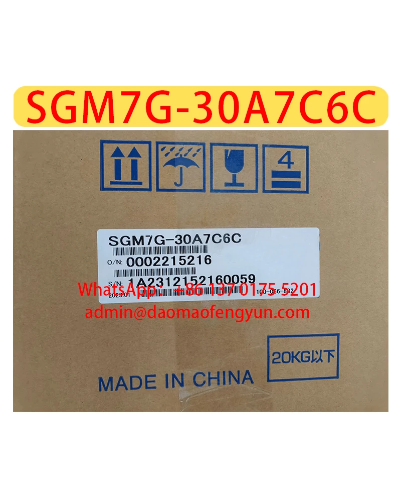 

SGM7G-30A7C6C Совершенно новый серводвигатель SGM7G 30A7C6C