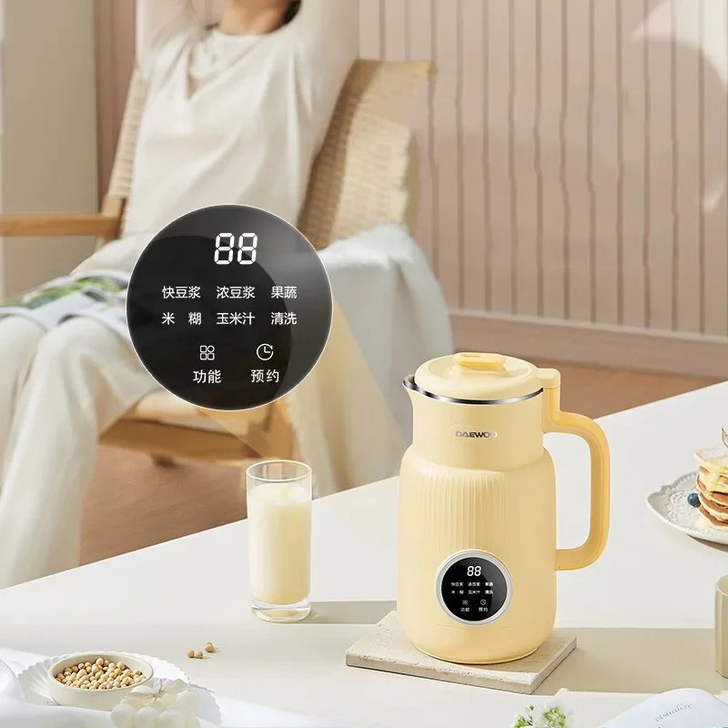 DAEWOO Soybean Milk Machine 600ml Multifunction Juicer Portable Blender Wall Breaking Machine Automatic Heat Home Soy Milk Maker image 4