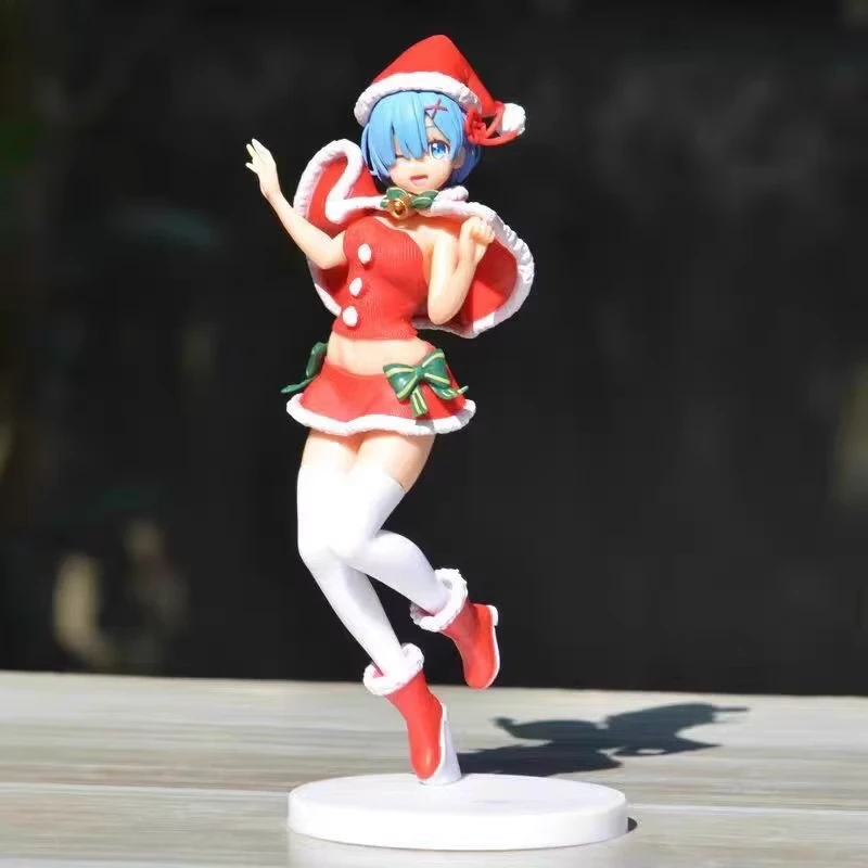 

in stock Genuine TAiTO Re:Life in a different world from zero RE0 Christmas costume PVC Anime Figure Model Desktop ornament