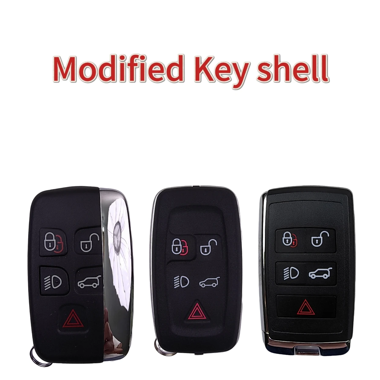 For Car Key Shell Key Housing Fob Case Modify For Jaguar Land Rover Evoque Discovery 4 Evoque F-Pace F-Type XE XF XJ Freelander