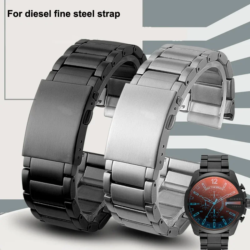 

Watch Band For Diesel DZ4316 DZ7395 DZ7305 DZ4283 DZ7314 stainless steel Men's Watch Strap steel belt 22mm 24mm 26mm 28mm 30mm