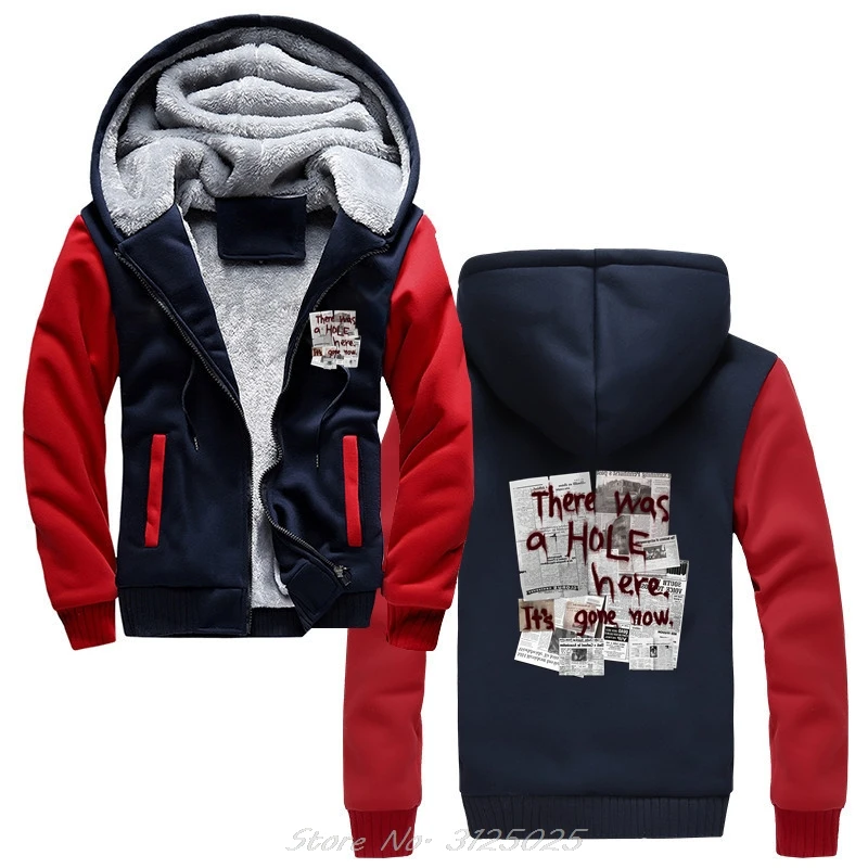 Silent Hill Hoodie There Was A HOLE Here It S Gone Now Hoody Jacket Winter Cotton Graphic Zip Up Coats Men Fashion Streetwear