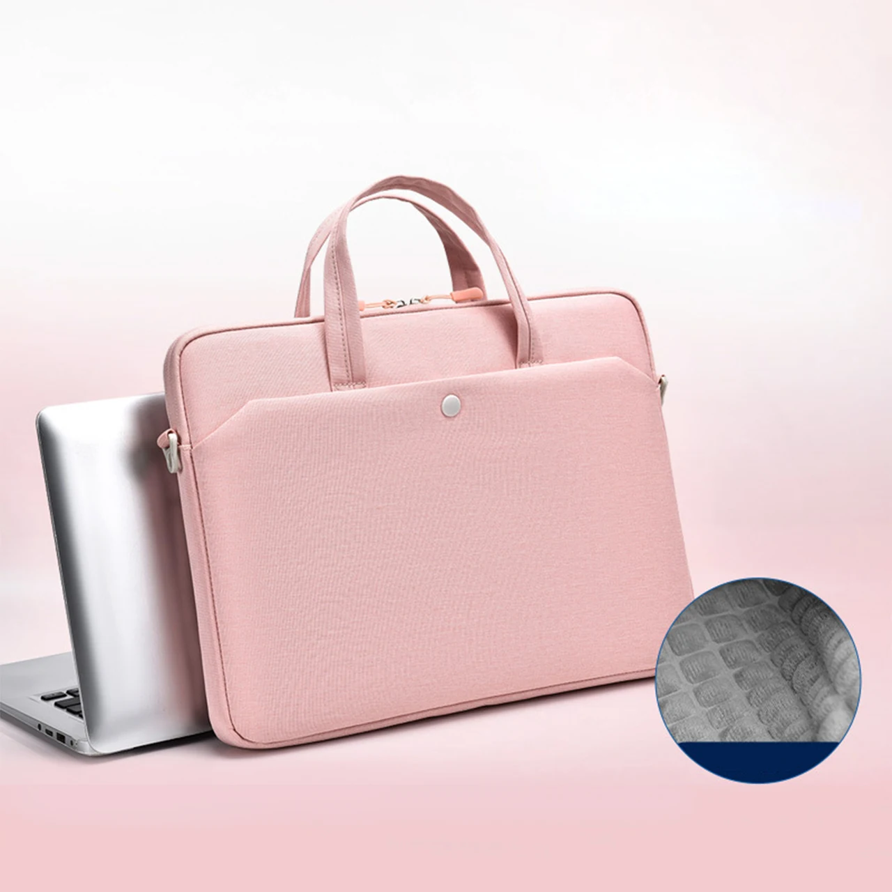 Laptop-Schutzhülle für Macbook Air Pro 16 Zoll, Tasche für 13,3 14 15,6 Zoll HP Huawei Lenovo Dell Notebooks, Schultertasche, Aktentasche – Detail 21