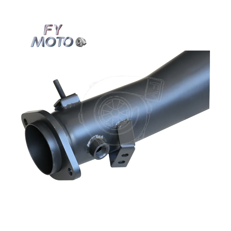 Exhaust Downpipe For BMW S58 G80 G82 M3 M4 With Black Ceramic Coating