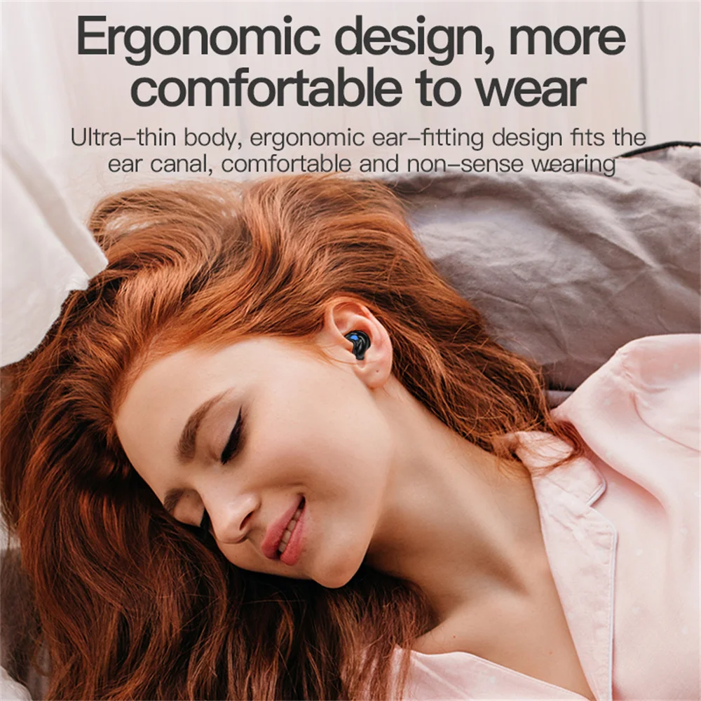 블루투스 5.4 무선 이어폰 고음질 사운드 안정적인 연결 IPX5 방수 소음 감소 이어버드 휴대용 헤드폰