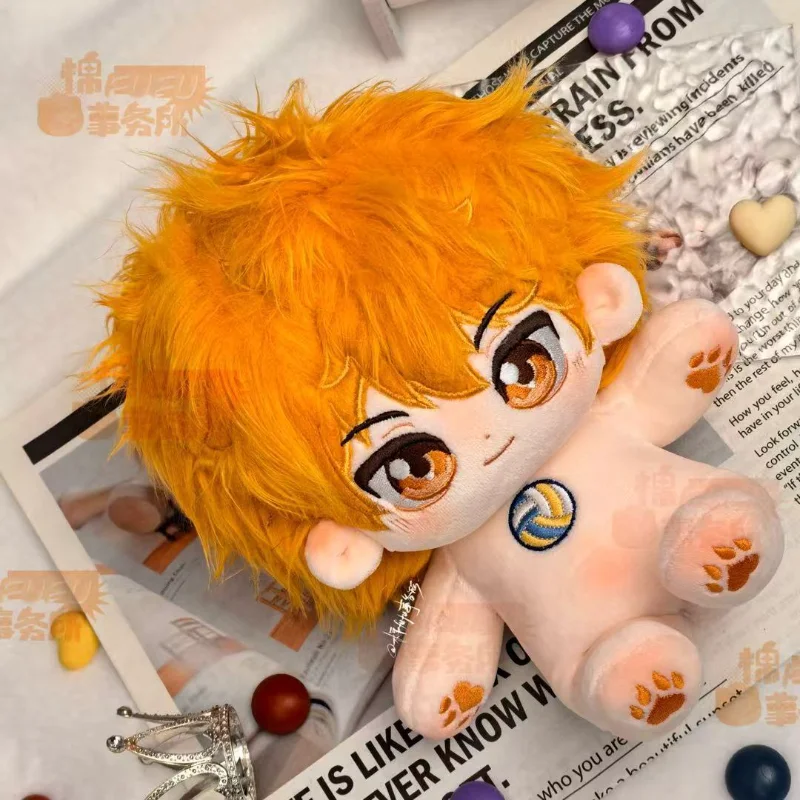 

20 см Haikyuu!! Плюшевая кукла Хината Шойо из аниме, хлопковая игрушка для косплея, декор для детских праздников, подарок на день рождения, талисман