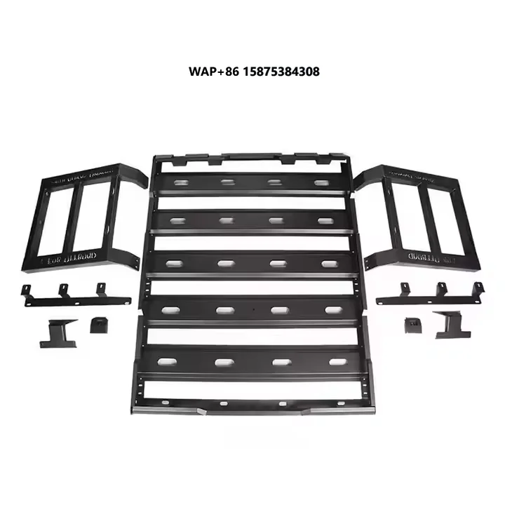 

Steel Roof Racks Side Ladder For Wrangler JK JL BJ40 2018-2023 Off-Road Vehicle Parts Manufacturer Wholesale Roof Rack Frame 4x4