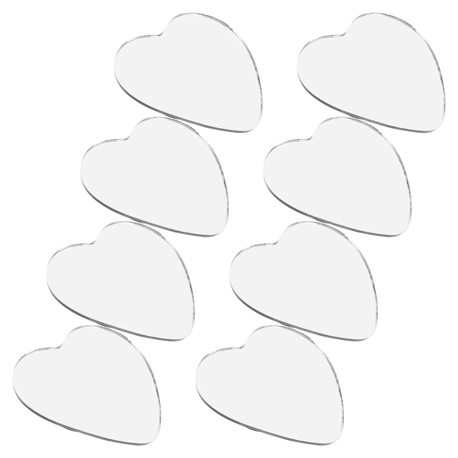 

8Pcs Blind Spot Shape Car Side Blindspot Mirrors Parking Assist Convex Rearview Lens Auxiliary Mirror