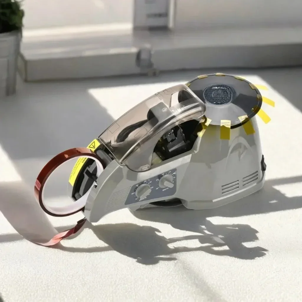 ممتاز أعلى جودةZCUT-870 موزع الشريط الدائري الكهربائية التعبئة الشريط القاطع 110-220 فولت 25 واط