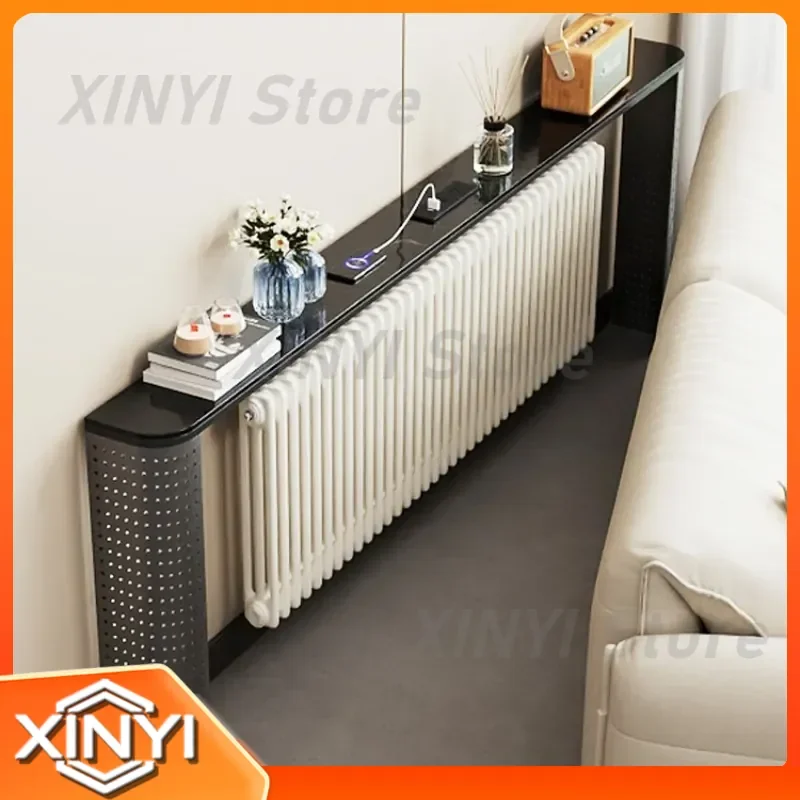 Nordic Radiator Rack for Electric Sofa Rear Wall Mount Entrance Rack Ultra Narrow Bed Head Tail Edge Seam Cabinet