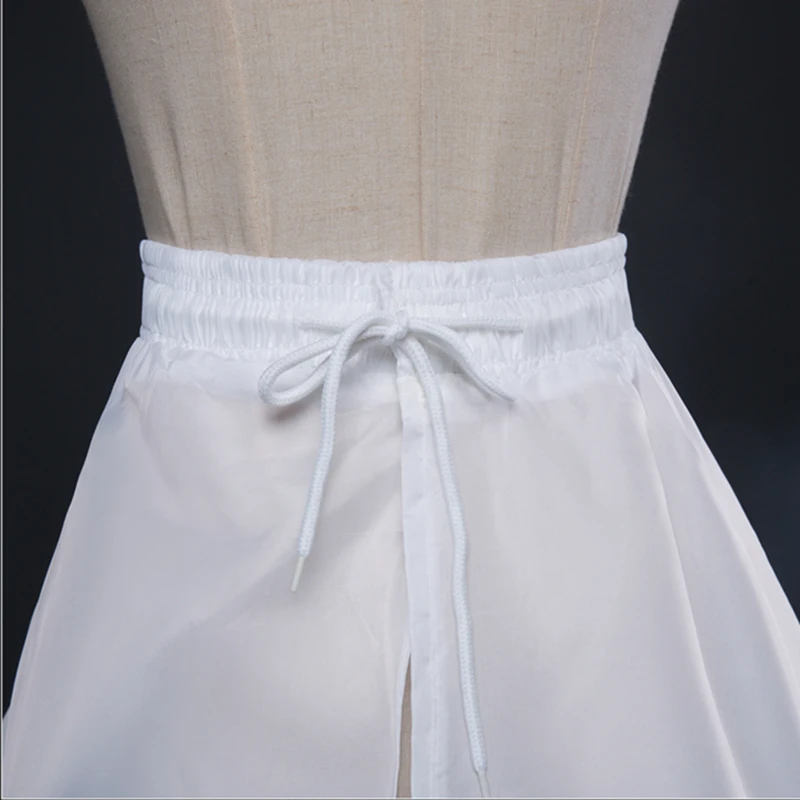 White Wedding Petticoats 3 Layers Steel Ring Elastic Waistband Wedding Accessories Bridal Underskirt for Women image 4