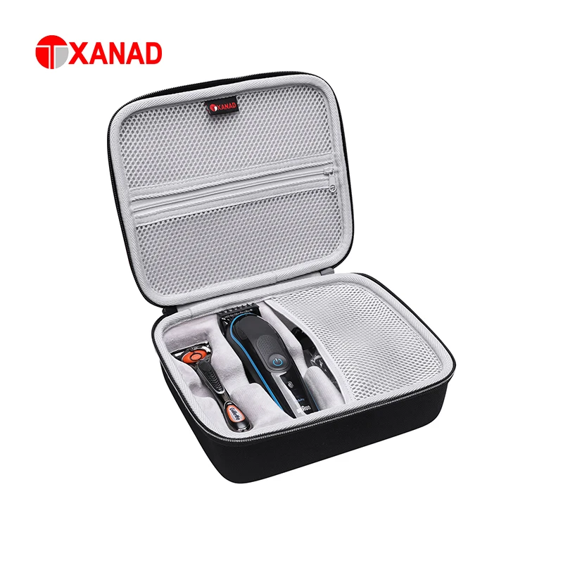 

EVA Hard Case for Braun Hair Clippers MGK3980/MGK3060/BT5240/MGK3220/MGK7221 Razor Set Storage BagTravel Carrying Storage Bag