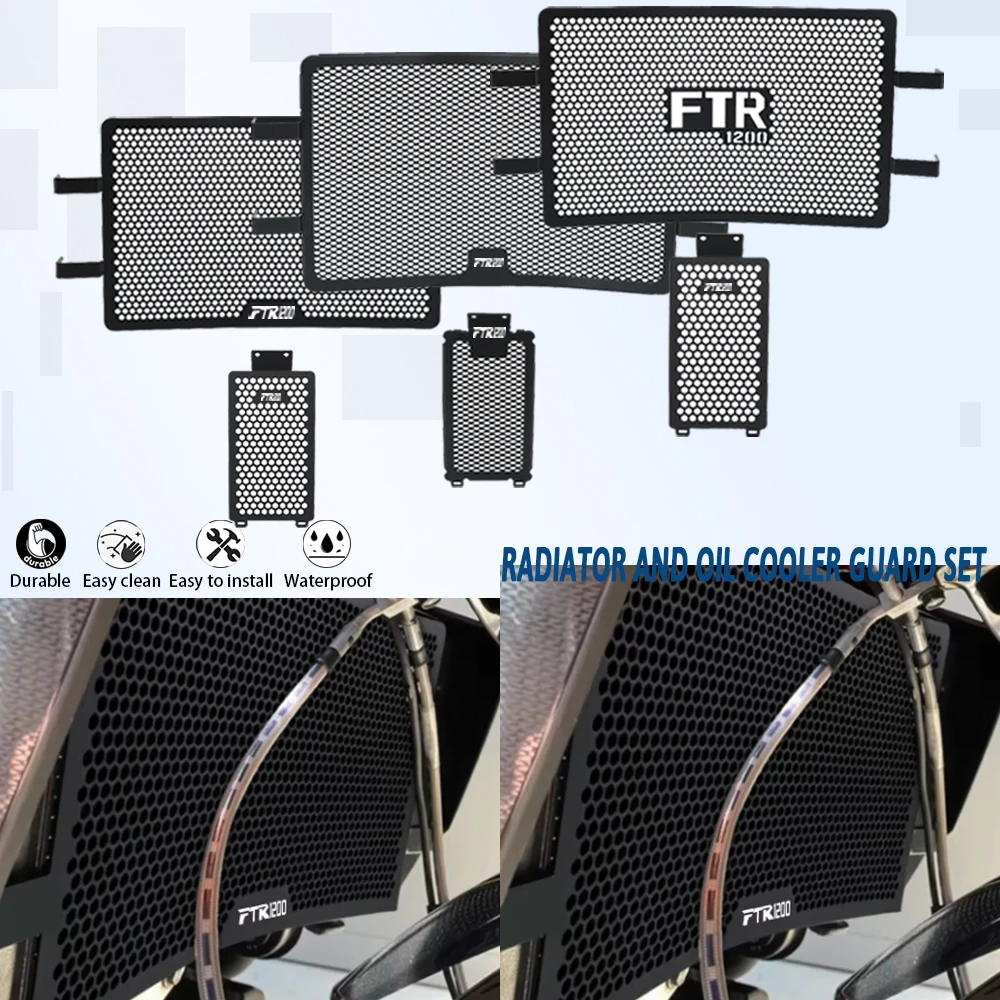 

Radiator Guard FOR INDIAN FTR1200S FTR1200 FTR 1200 S 1200S 2019 2020 2021 2022 2023 2024 2025 Radiator Grille Guard Cover Grill