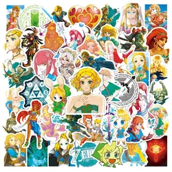 50pcs Game The Legend of Zelda Series Graffiti Stickers Suitable for Helmet Desktop Wall Decoration DIY Sticker Pack Wholesale