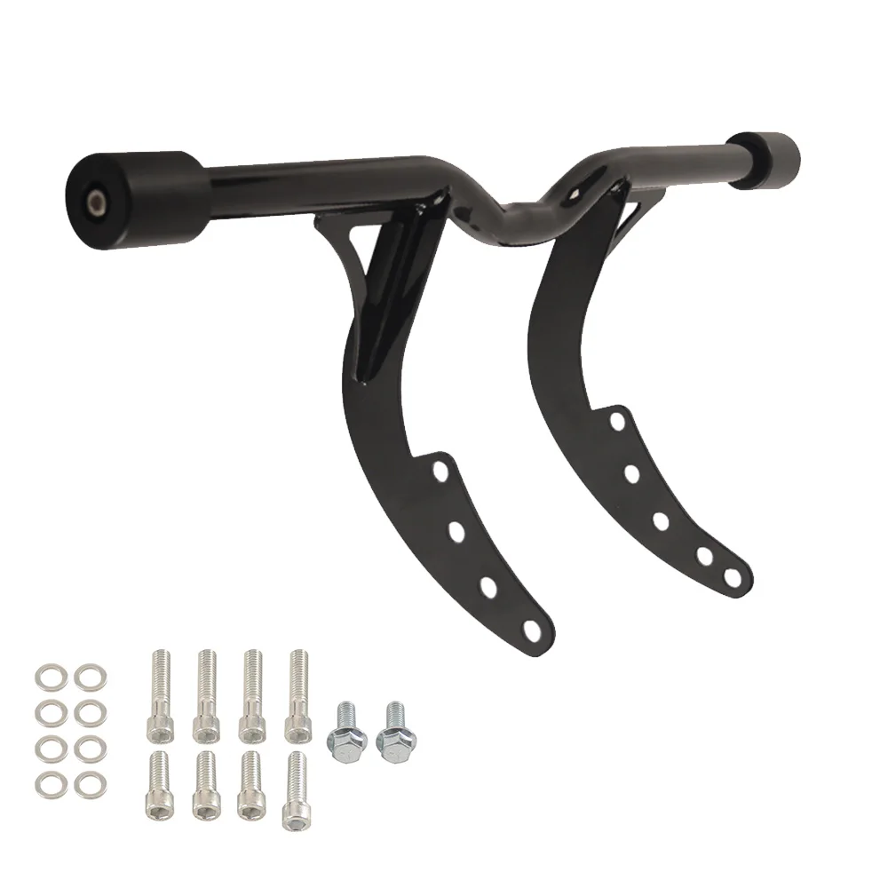 

Мотоциклетная твердая стальная черная клубная полоса, передняя защита двигателя для Harley Davidson Softail 2018-2024