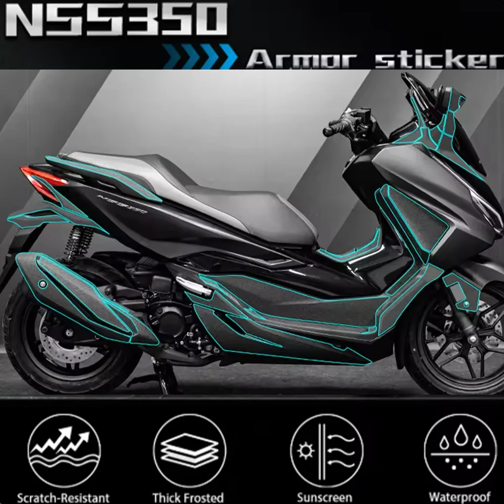 

2025 Forza 350 NSS350 Полная защита автомобиля Наклейки для Forza 350 Наборы универсальных защитных наклеек Матовая наклейка 2025