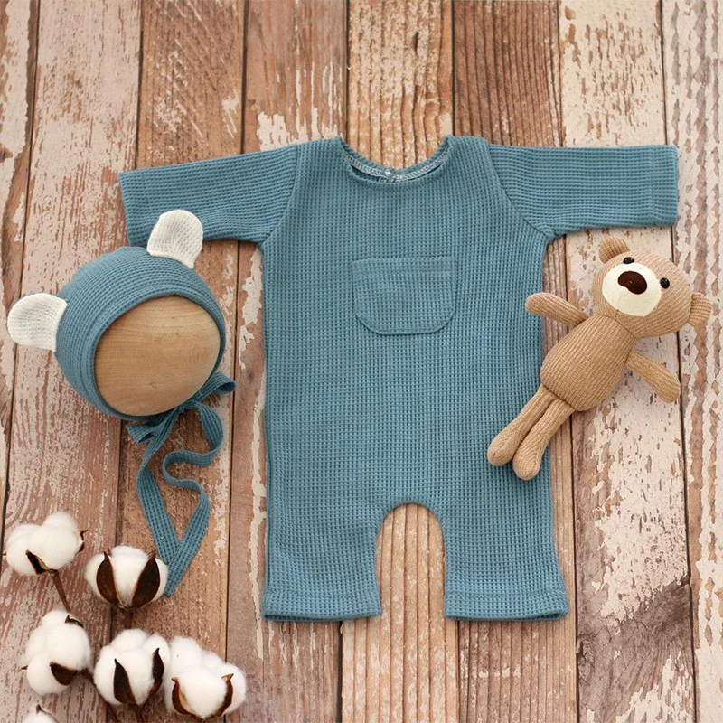 Babyfoto teddybeer cartoon kledingset pasgeboren baby postpartum foto's kleding studio benodigdheden rekwisieten disfraces bebe niña