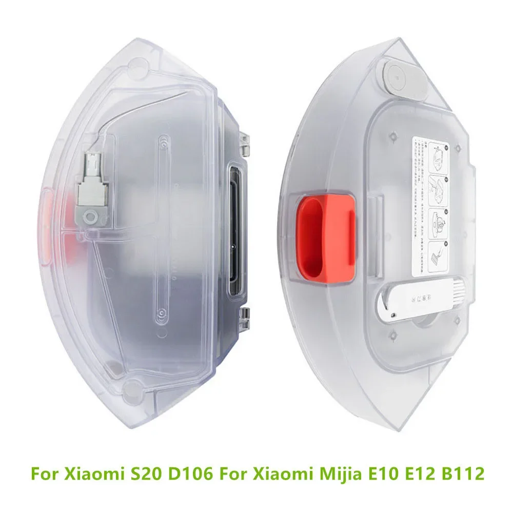For Xiaomi S20 D106 Dust Box Water Tank For Xiaomi Mijia E10 E12 B112 Robot Vacuum Cleaner Accessories