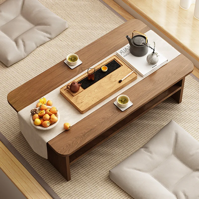 

Bay Window Kang Small Furniture, Modern Simple Tatami Tea Desk, Bedroom Household Bed Sitting Low Kang Furniture