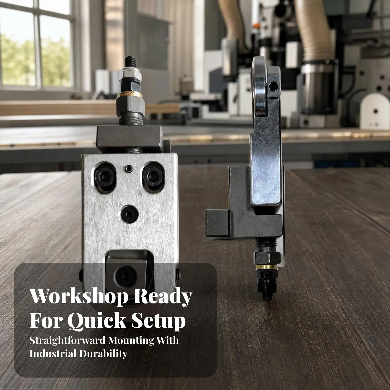 Precision Edge Banding Machine Tracking Guide with Bearing Wheel for Carpentry Workshop Equipment