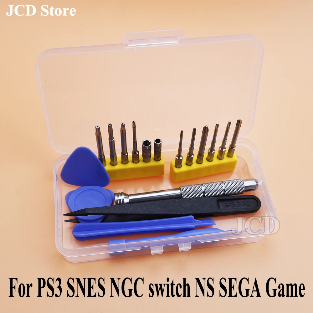 1Set For Switch/N64/DS/Wii/GBC/N64/SNES/NES XBOX ONE PS3 PS4 Screwdriver Set PH000 PH1 T6H T8H T9H 3.8&4.5 Repair Tools Kit