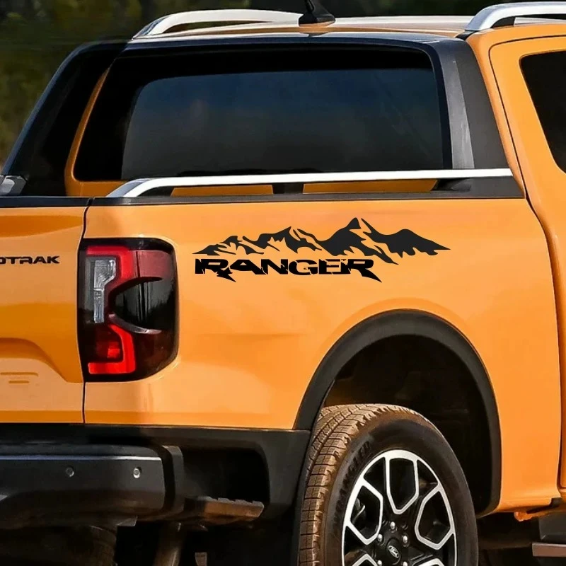

For Ford Pickup Ranger Sticker Car Latte Body Decor Car Decal Car Stickers Exterior Accessories
