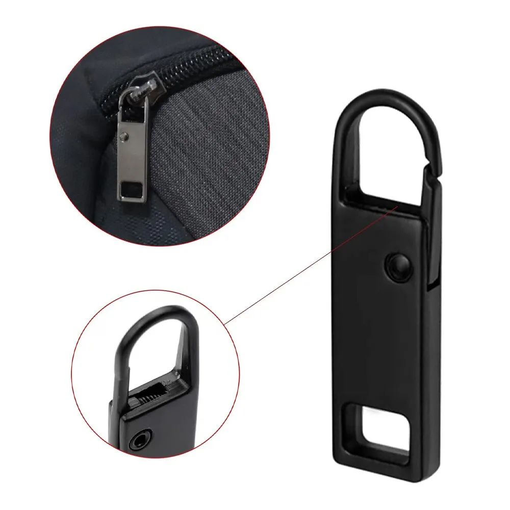 1/3/5/10Pcs Zipper Slider Puller Instant Zipper Repair Kit Replacement Broken Buckle Bag Suitcase Zipper Head For Sewing Craft