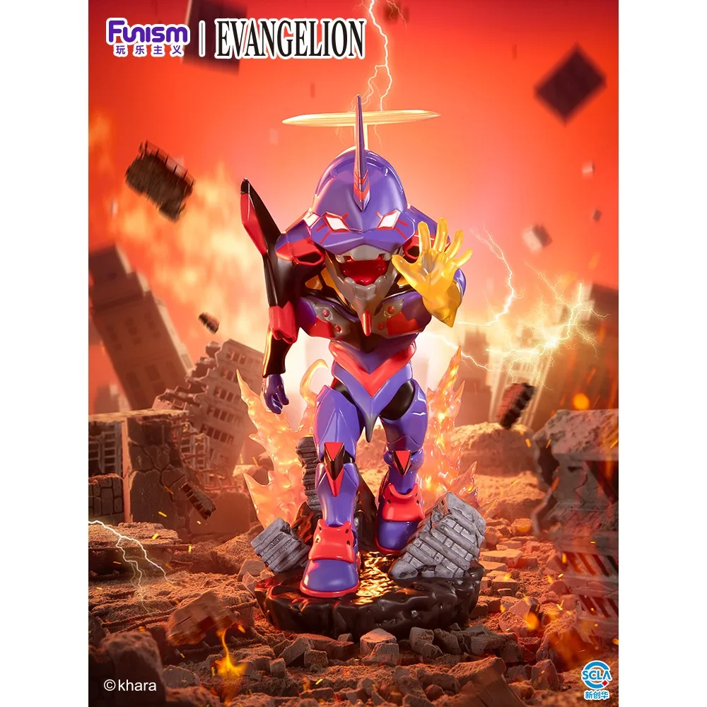 جديد Funism حقيقية النيون نشأة Evangelion صندوق أعمى شخصيات شعبية للغاية نموذج الحلي الزخرفية الاطفال هدايا عيد الميلاد #2