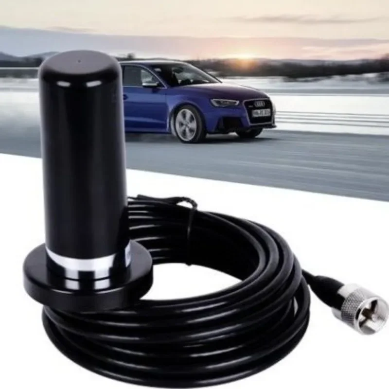 Антенна PL259, двухдиапазонная УКВ УВЧ автомобильная радиоантенна, мобильный приемопередатчик с магнитным основанием для автомобиля, грузовика, любительского радио