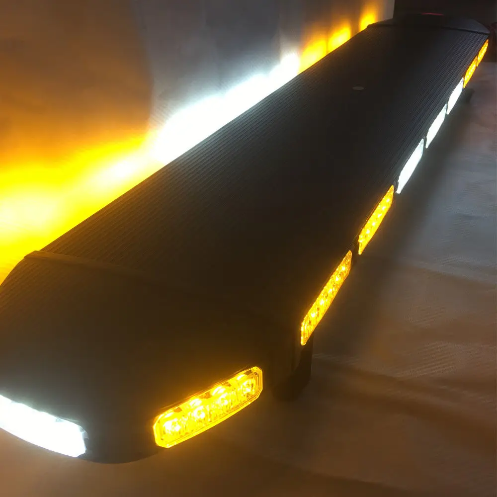 48Inch 108LED Flash Light Work Light Bar Truck Response Strobe Light Bar Kit Beacon Warn12v/24v