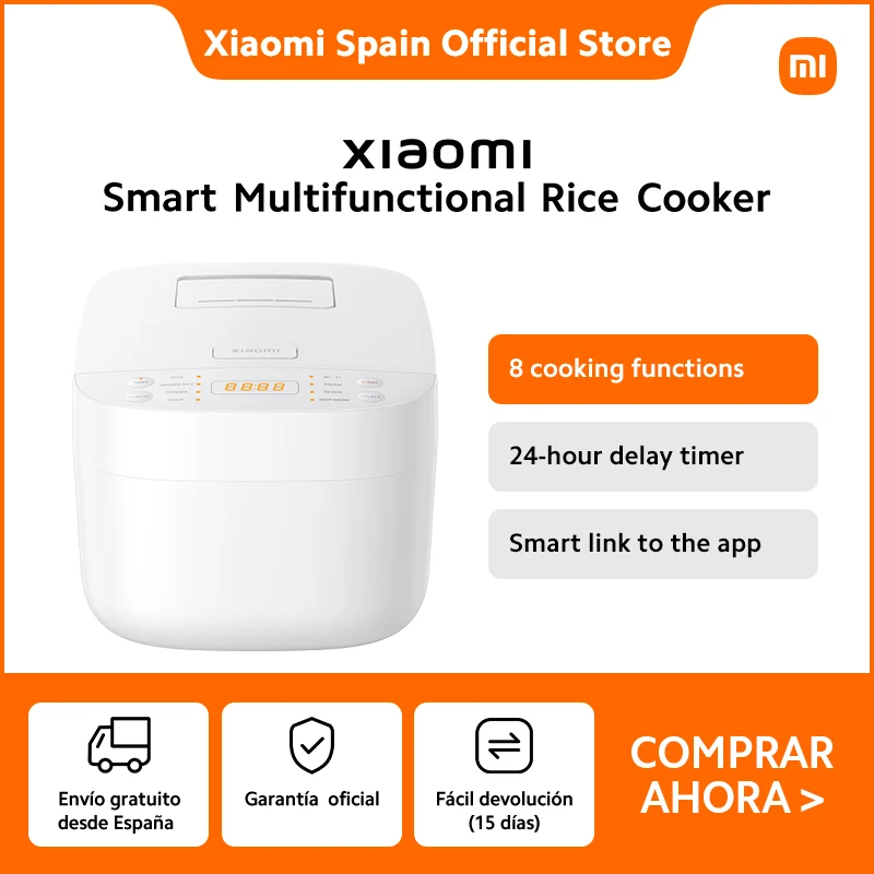 Official | Xiaomi Smart Multifunctional Rice Cooker, 8 cooking functions, 24-hour delay timer, Smart link to the app