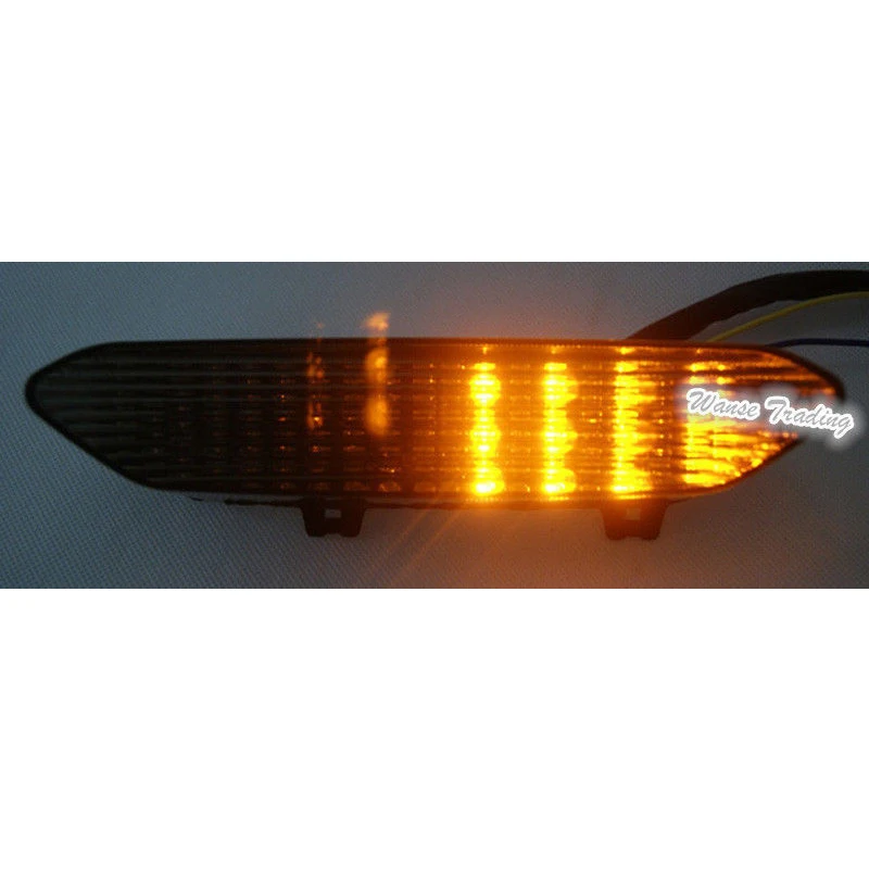 waase For Yamaha YZF R1 2002 2003 Rear Tail Light Brake Turn Signals Integrated LED Light