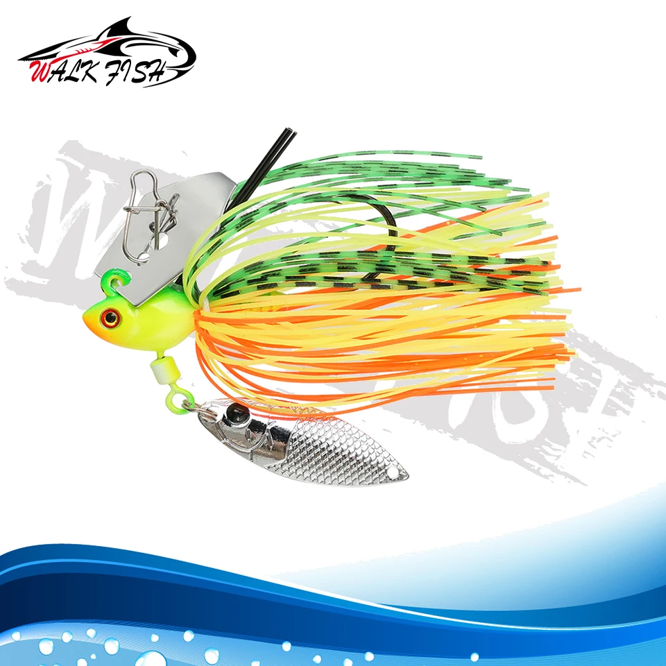 Walk Fish Jig Giratorio – Señuelo con barba y placa para trucha de mar - imagen 5